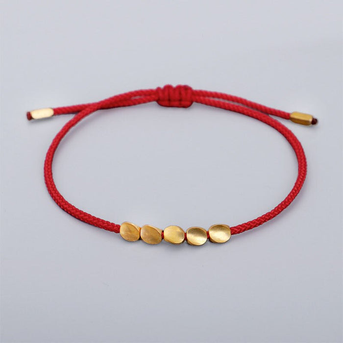 Tibetan Bracelet in Copper Beads: Balance and Elegance