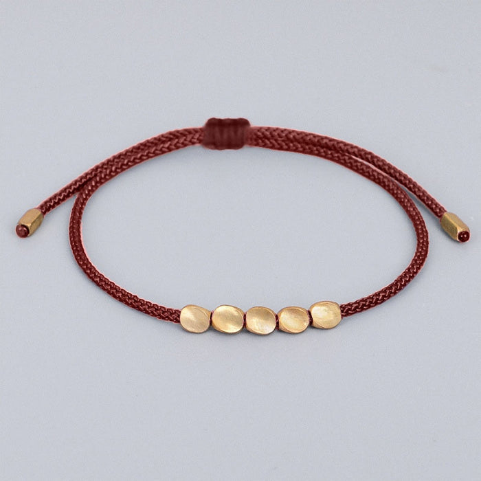 Tibetan Bracelet in Copper Beads: Balance and Elegance