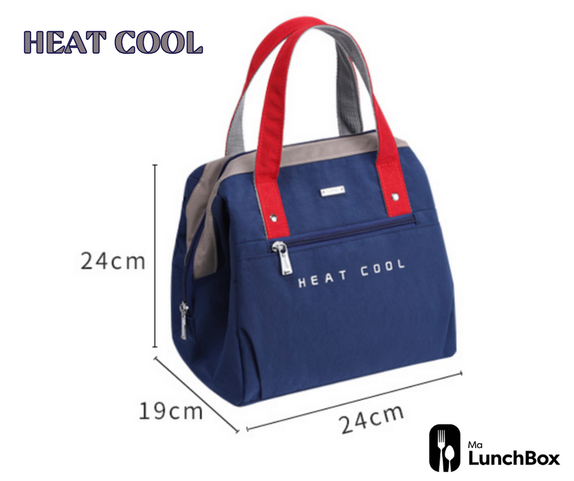 Insulated lunch bag handbag - HEAT COOL 