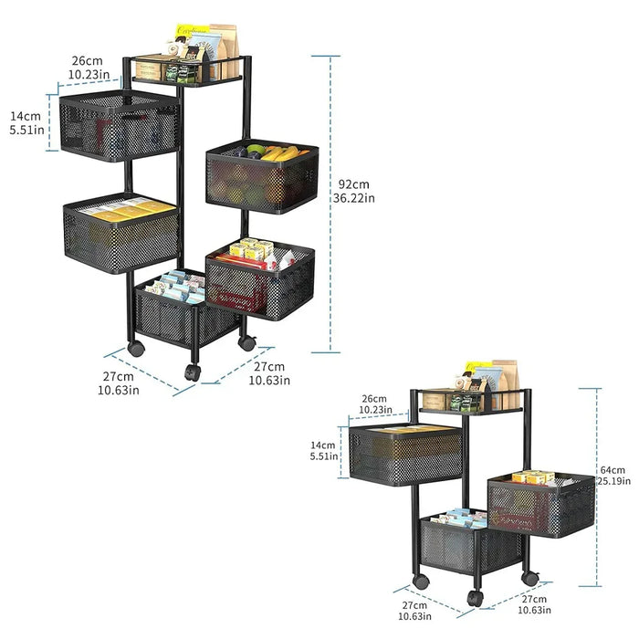 Meubles de rangement multi-niveaux pour fruits et légumes FRUTEO