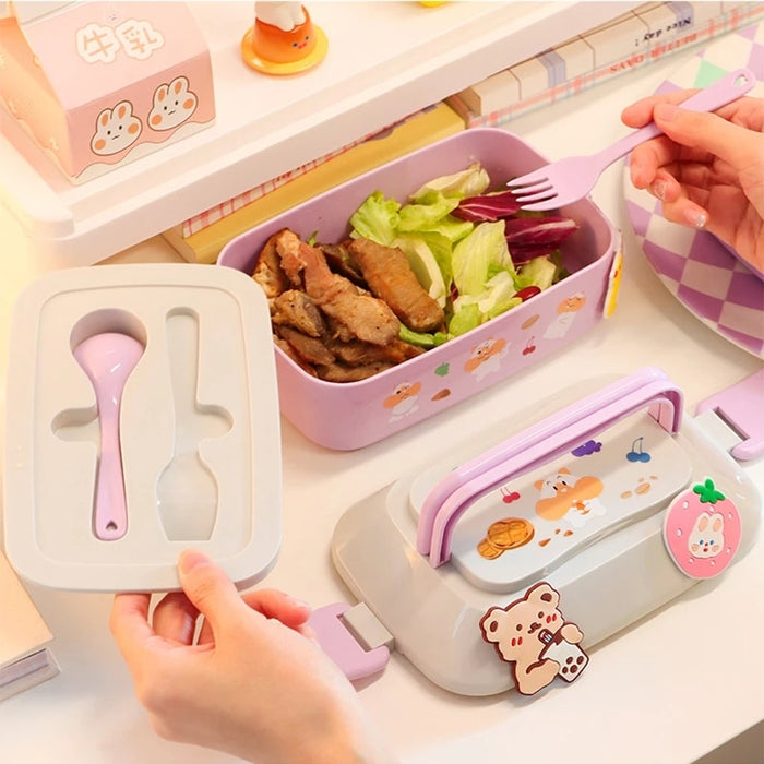 Kawaii lunch box snack box for kids