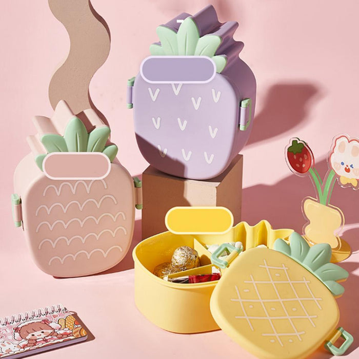 Pineapple Shaped Bento Lunch Box 
