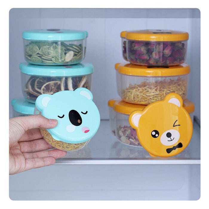 Set of 4pcs Children's Lunch Box Koala / Bear