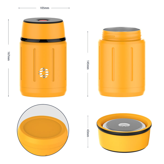 CAMPERS II Stainless Steel Lunch Box 750 mL