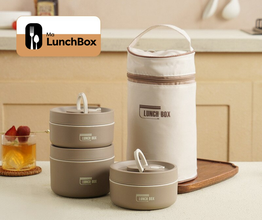 OSAKA 3-tier Lunch Box complete pack
