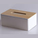 Boite à mouchoirs en bois | MALUNCHBOX™ 152212 Malunchboxshop Rectangle Blanc 