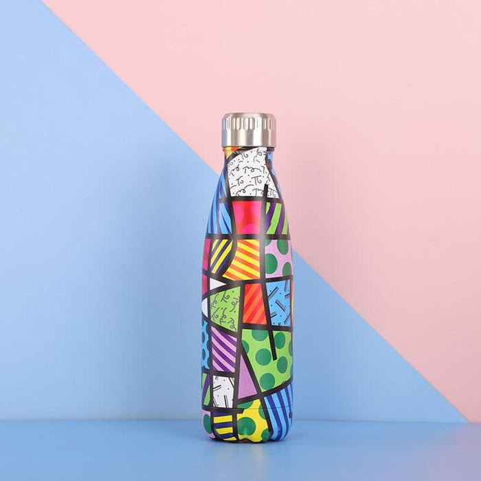 Bouteille isotherme inox colorful art | MALUNCHBOX™ 100003293 Malunchboxshop 
