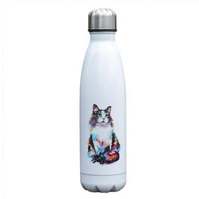Bouteille isotherme inox drawing cat | MALUNCHBOX™ Malunchboxshop 