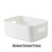 Corbeille à rangement multi-usage | MALUNCHBOX™ 154102 Malunchboxshop 20,4 x 14,2 x 7,3 cm Blanc 
