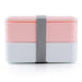 Lunch box Bento en paille de blé basique | MALUNCHBOX™ Malunchboxshop rose 