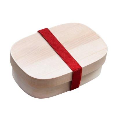 Lunch box en bois à ruban rouge | MALUNCHBOX™ Malunchboxshop 