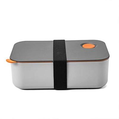 ACTUEL Lunch box en fibre naturelle + couverts pas cher 