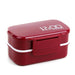 Lunch box en plastique bento midi | MALUNCHBOX™ Malunchboxshop Rouge 