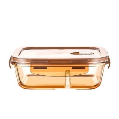 Lunch box ronde en verre avec couvercle - 980ml - Dora's