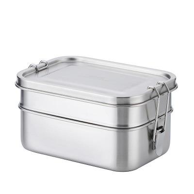 Lunch box INOX Simple à 2 compartiments | MALUNCHBOX™ 200249142 Malunchboxshop 
