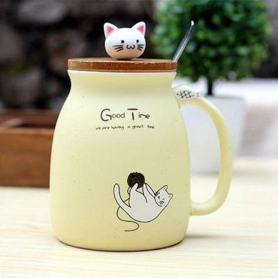 Mug en céramique Kitten | MALUNCHBOX™ Malunchboxshop Jaune 