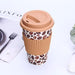 mug en fibre de bambou design I MALUNCHBOX™ Malunchboxshop Marron 