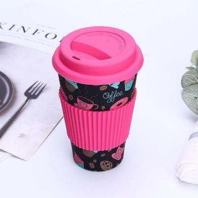 mug en fibre de bambou design I MALUNCHBOX™ Malunchboxshop Rose 