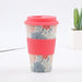 mug en fibre de bambou design I MALUNCHBOX™ Malunchboxshop Rouge 