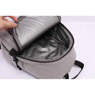 Sac à dos isotherme gris ovale I MALUNCHBOX™ Malunchboxshop 